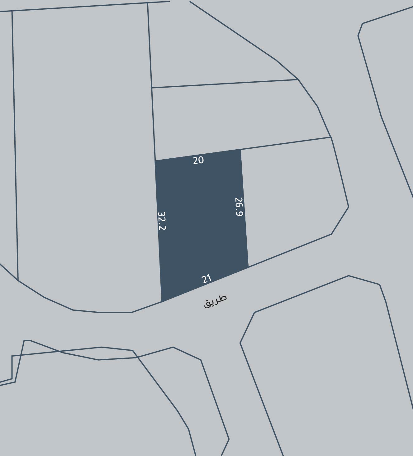 صورة أرض للبيع في العكر #3443 0