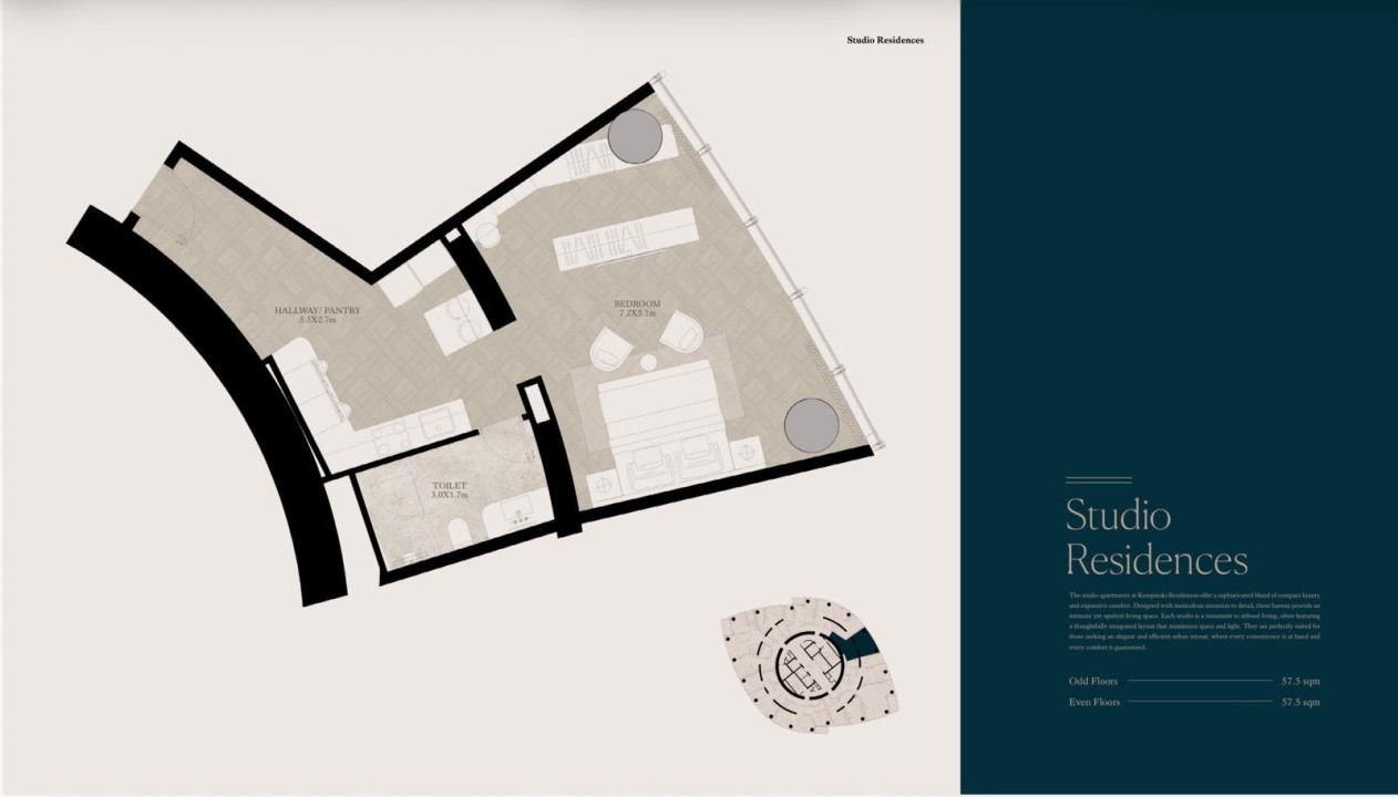 Studio Apartment for Sale in Bahrain Harbour Image #9579 9